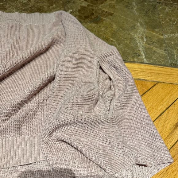 Lululemon Divinity Poncho Wrap Heather Misty Pink Cashmere Boolux Women’s OS - Picture 3 of 3